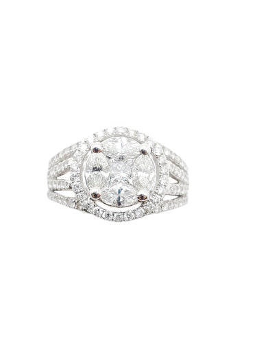 Sofia Infinity Diamond Round Ring