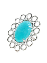 Load image into Gallery viewer, K A Y A  Turquoise &amp; Diamond Cocktail Ring