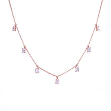 Load image into Gallery viewer, Vancouver Diamond Emerald Cut Necklace