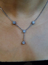 Load image into Gallery viewer, Brussels Flower Cluster Diamond Necklace
