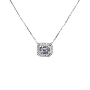Venice Diamond Baguette Pendant