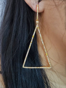 Anja Fancy Diamond Drop Earrings