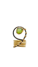 Load image into Gallery viewer, S A V A S  Peridot &amp; Fancy Zircon Ring