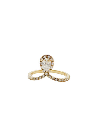 Florence Diamond Pear Shape Ring