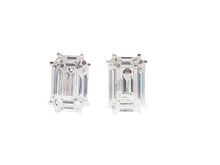 Load image into Gallery viewer, Cambridge Emerald Cut Diamond Studs