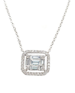 Venice Diamond Baguette Pendant