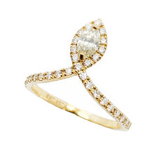 Load image into Gallery viewer, Paris Diamond Marquise Infinite Ring