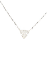 Load image into Gallery viewer, Toronto Solitaire Trillion Diamond Necklace