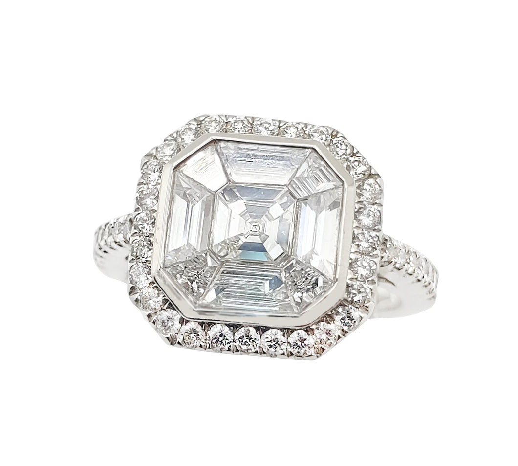 Naples Fancy Cut Diamond Ring