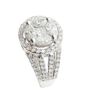 Load image into Gallery viewer, Sofia Infinity Diamond Round Ring