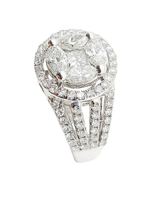 Sofia Infinity Diamond Round Ring