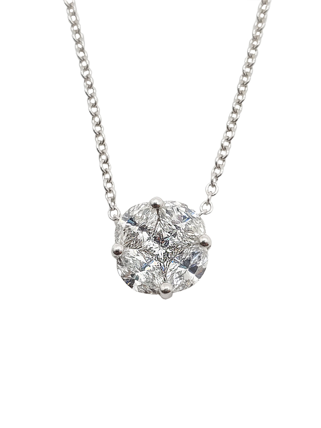 Munich Infinity Round Diamond Pendant