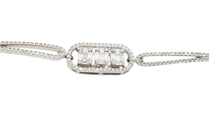 Athens Baguette Diamond Bracelet