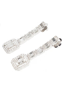 Denver Diamond Baguette Earrings