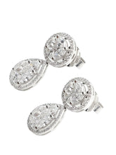 Load image into Gallery viewer, Madrid Infinity Diamond Drop Earrings