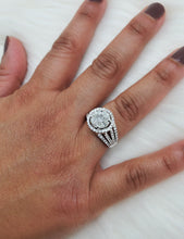 Load image into Gallery viewer, Sofia Infinity Diamond Round Ring