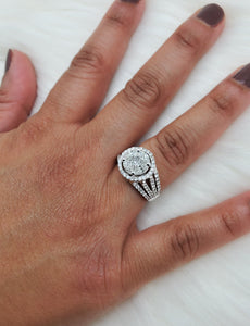 Sofia Infinity Diamond Round Ring