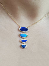 Load image into Gallery viewer, Leyla Opal &amp; Diamond Ascending Pendant