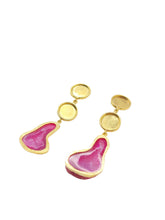 Load image into Gallery viewer, D E R Y A   Pink Chalcedony Druzy Earring