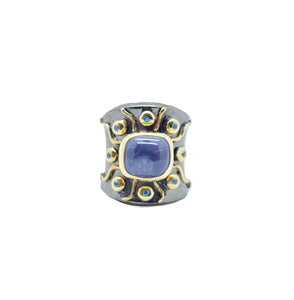 K A D I R  Iolite & Blue Zircon Ring