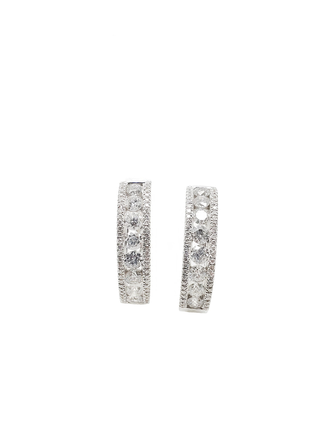 Casablanca Diamond Hoop Earrings