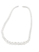 Load image into Gallery viewer, Tampa Diamond Channel Set Tennis Necklace