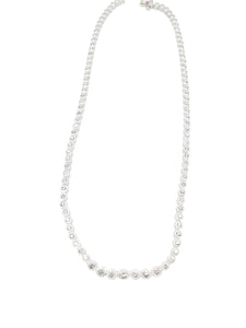 Tampa Diamond Channel Set Tennis Necklace