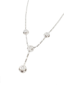 Brussels Flower Cluster Diamond Necklace