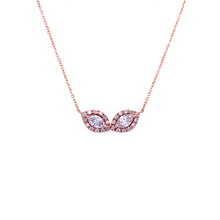 Load image into Gallery viewer, New York City Twin Diamond Necklace