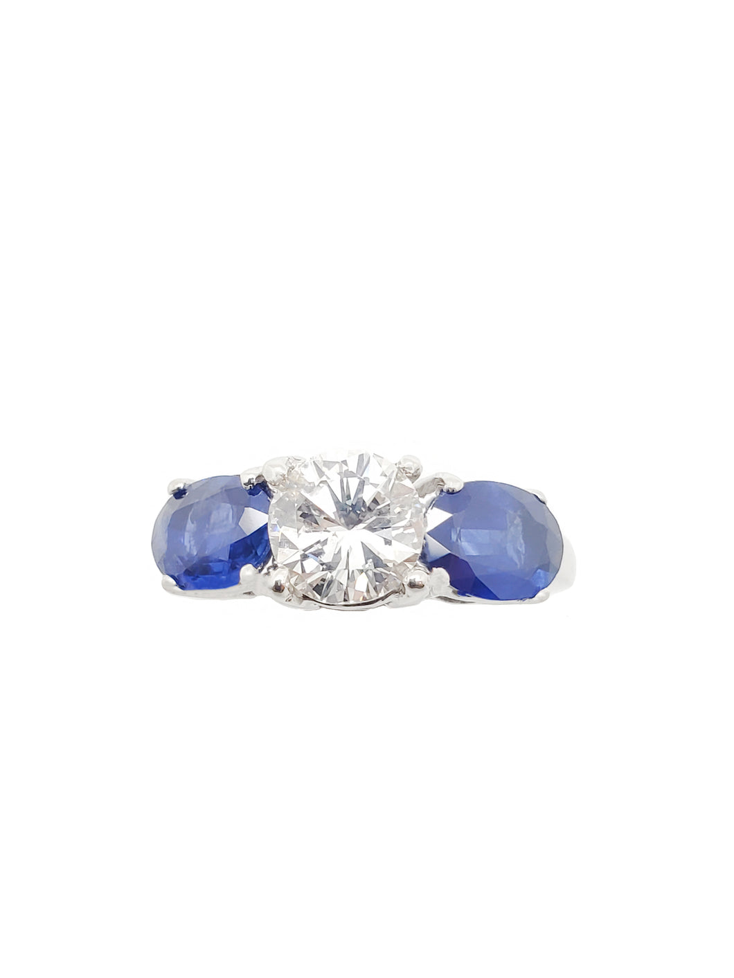 Mia Diamond & Blue Sapphire Ring