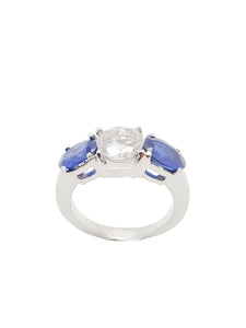 Mia Diamond & Blue Sapphire Ring