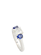 Load image into Gallery viewer, Amalia Diamond &amp; Blue Sapphire Ring