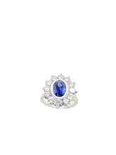 Load image into Gallery viewer, Penelope Diamond &amp; Blue Sapphire Ring