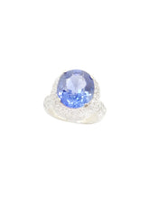 Load image into Gallery viewer, Fiona Diamond &amp; Blue Sapphire Ring