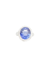 Load image into Gallery viewer, Fiona Diamond &amp; Blue Sapphire Ring