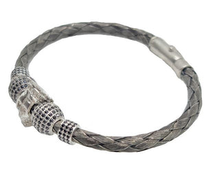 Serra Skull Mesh Bracelet