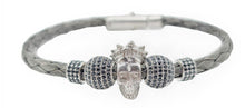 Load image into Gallery viewer, Serra Skull Mesh Bracelet