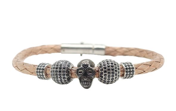 Kapala Skull Mesh Bracelet