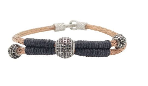 Sule Corded Mesh Bracelet