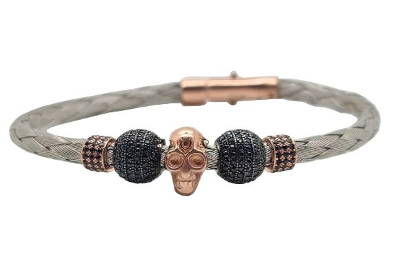 Kapala Skull Mesh Bracelet