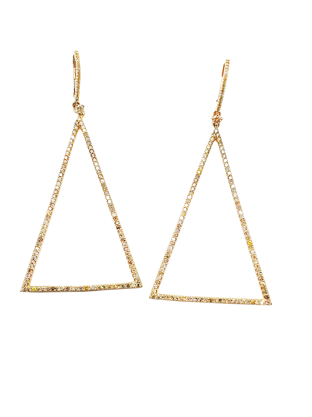 Anja Fancy Diamond Drop Earrings