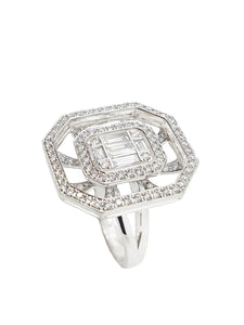 Greenville Diamond Cage Ring