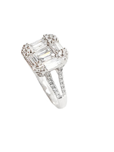 Fairview Diamond Baguette Ring