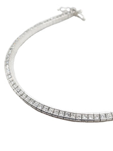 Nashville Princess Cut Diamond Tennis Bracelet