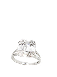 Fairview Diamond Baguette Ring