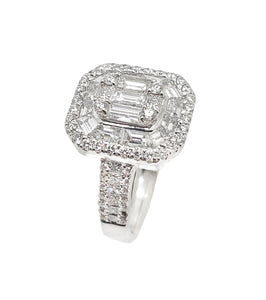 Chicago Baguette Diamond Ring