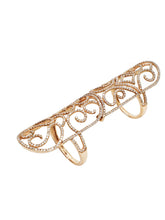 Load image into Gallery viewer, Las Vegas Diamond Lace Double Finger Ring