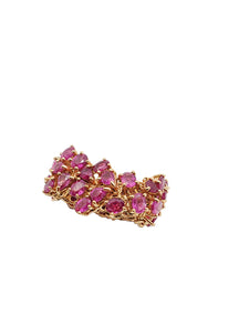 Leilani Ruby Mix Shape Flexible Ring