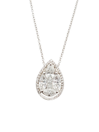 Charlotte Illusion Diamond Pendant