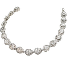 Load image into Gallery viewer, Memphis Infinity Diamond Pear Shape Bracelet